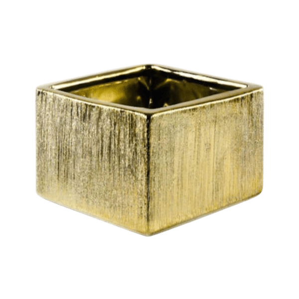 Gold Etched Vase