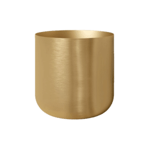 Brushed Gold Planter