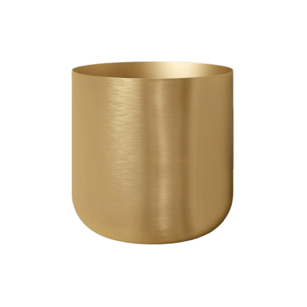 Brushed Gold Planter