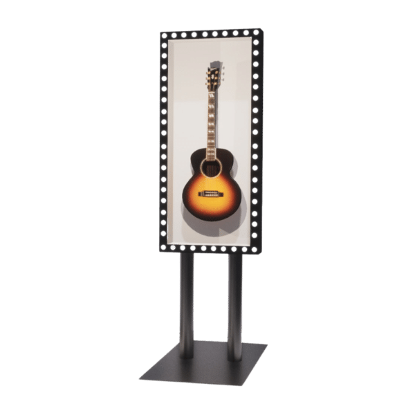 Standing Guitar Lightbox Display