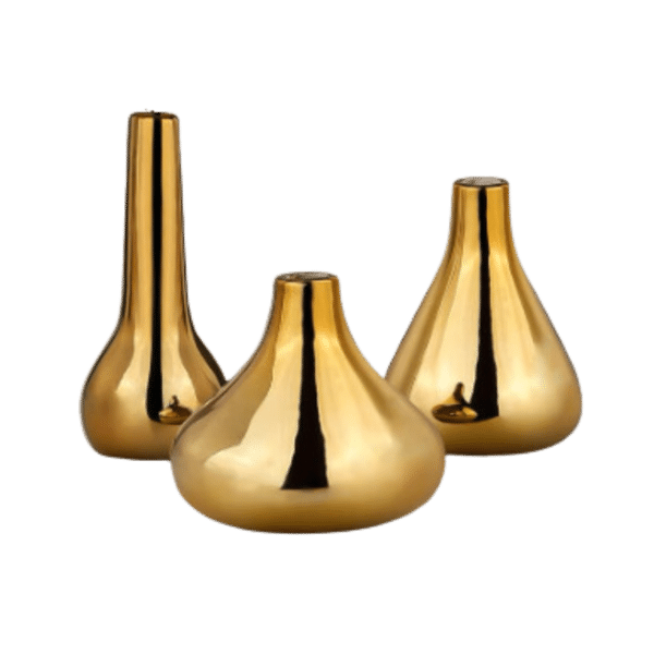 Gold Dove Vases