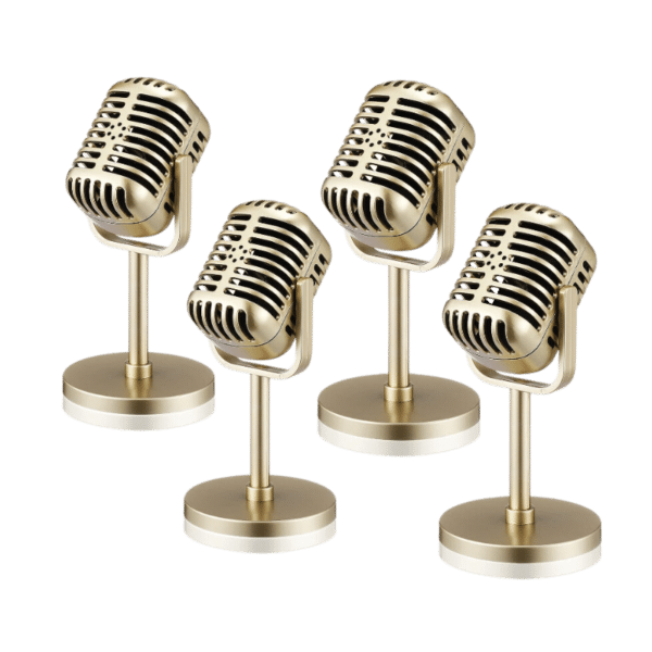 Retro Microphone Decor