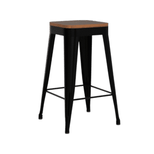 Alvin Barstool - WoodBlack