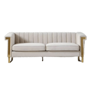 Julius Sofa - Cream_Gold