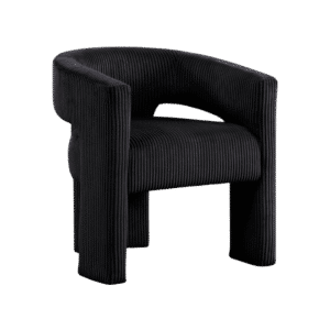 Ritz Corduroy Chair - Black