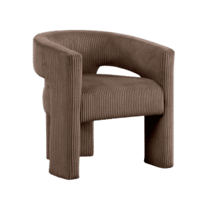 Ritz Corduroy Chair - Brown