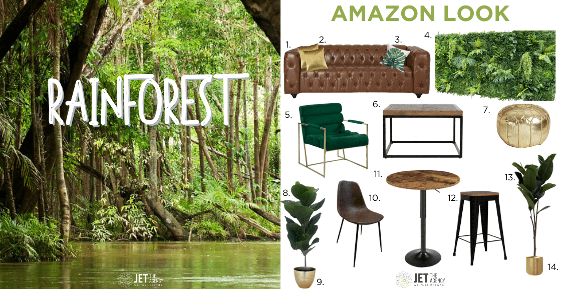 Amazon Forest Lookbook - JET Event Rentals