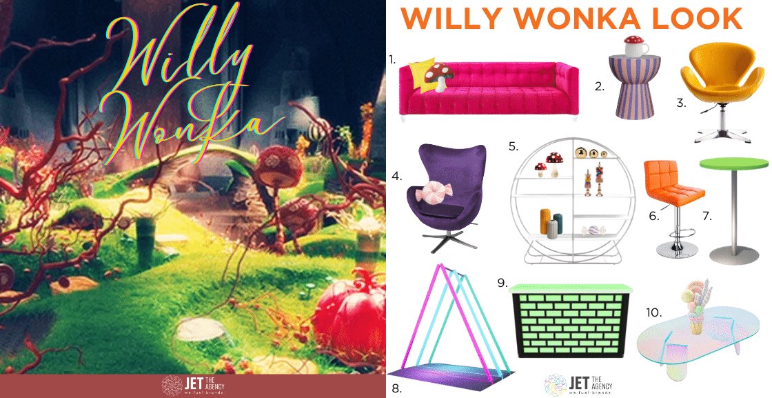 Willy Wonka Look - JET Event Rentals